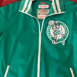 Mitchell and Ness Boston Celtics zip up jacket
